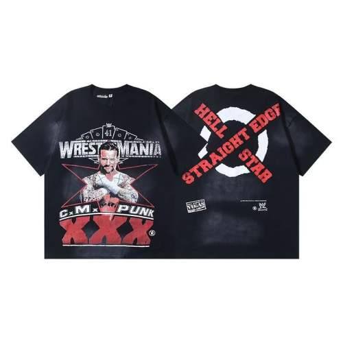 Punk WrestleMania Straight Edge Oversized T-shirt 29033246
