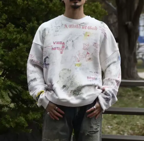 Paly Hollywood Graffiti Sketch Crewneck
