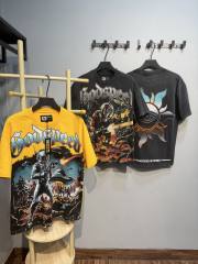Yellow space-themed printed T-shirt 29033405