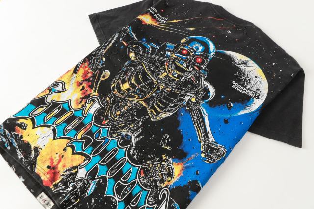 Metal skull firing print Washed Version Tee 2 colors 28694010