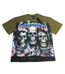 Skeleton World Tour Print Washed Version Tee 2 colors 28696496