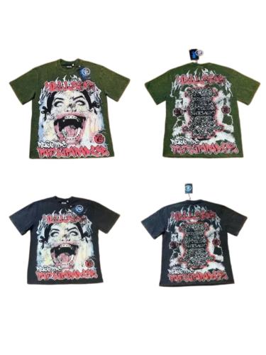 Screaming Face  Faith Star Paradise  Graphic T-shirt 2 colors 29033223
