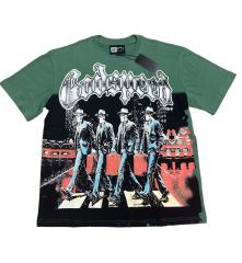28416768 Skeleton street scene Print Washed Version Tee 2 colors