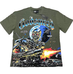 Metal skull firing print Washed Version Tee 2 colors 28694010