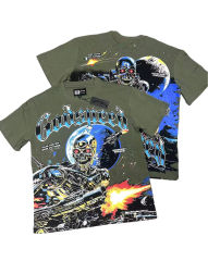 Metal skull firing print Washed Version Tee 2 colors 28694010