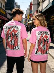 Undead Rock Tour Newspaper Print Washed Tee 2 colors 29098147