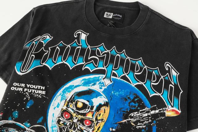 Metal skull firing print Washed Version Tee 2 colors 28694010