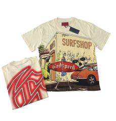 28416773 Corner surfboard Print Washed Version Tee 3 colors