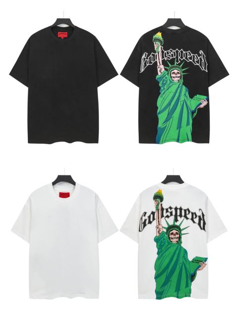 28416772 Skeleton god statue Print Washed Version Tee 2 colors