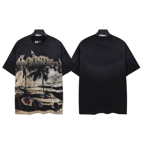 Miami Supercar Yacht Rhinestone Print Washed Tee 2 colors 29106670