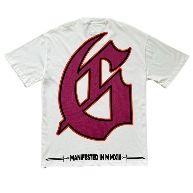 28357132 Skull Athlete Print Washed Version Tee 2 colors