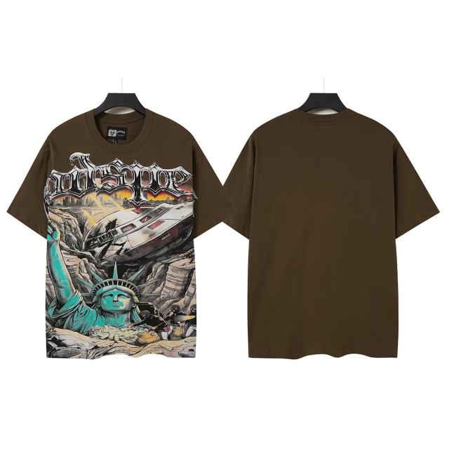 Statue of Liberty UFO Ruins Print Washed Tee 2 colors 29098151