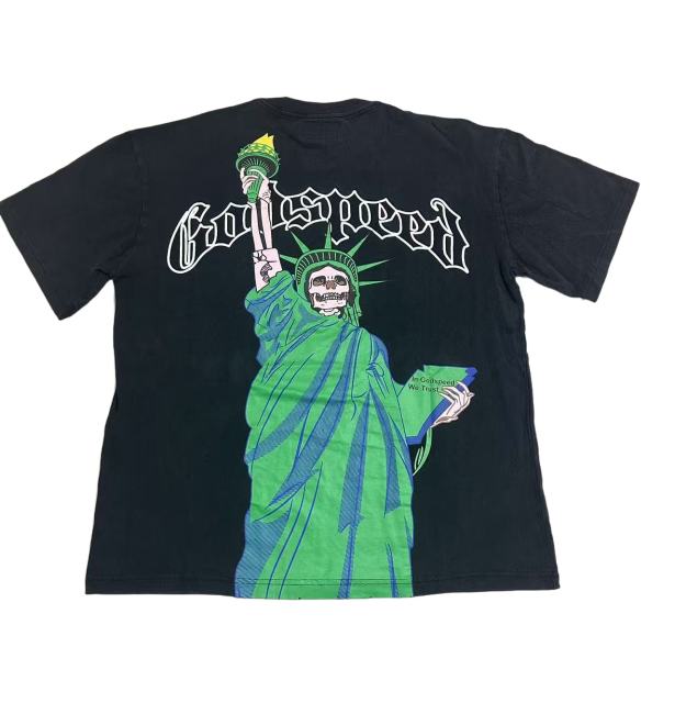 28416772 Skeleton god statue Print Washed Version Tee 2 colors