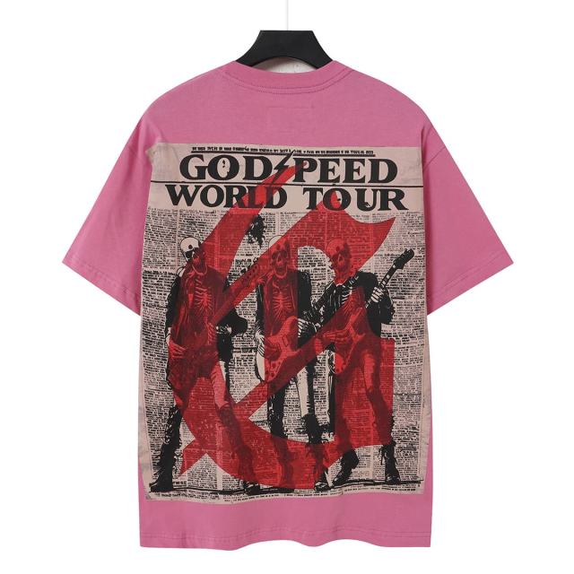 Undead Rock Tour Newspaper Print Washed Tee 2 colors 29098147