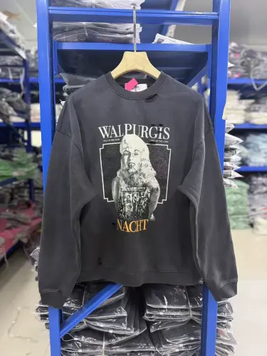 Paly Hollywood Washed Distressed Crewneck