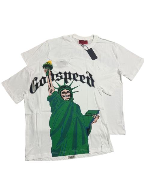 28416772 Skeleton god statue Print Washed Version Tee 2 colors