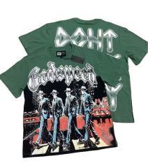 28416768 Skeleton street scene Print Washed Version Tee 2 colors