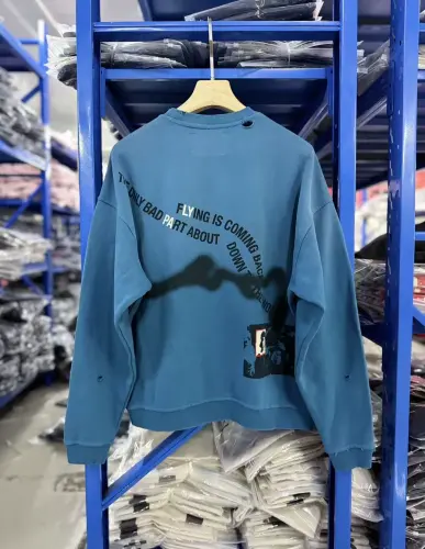 Paly Hollywood Heavy Washed Drop Shoulder Crewneck