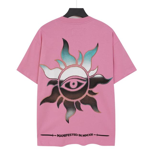 Face-Covering Statue of Liberty Print Washed Tee 2 colors 29098148