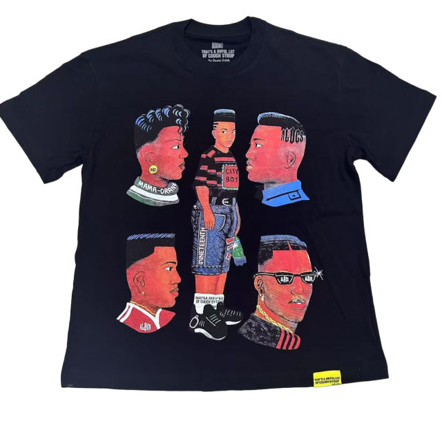 28475933 Portrait Alphabet Print Tee