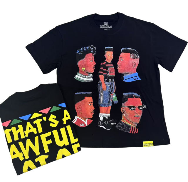 28475933 Portrait Alphabet Print Tee