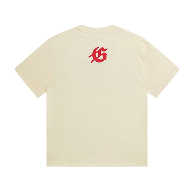 28298502 Seaside Vacation Couple Skull Print Washed Version Tee 2 colors