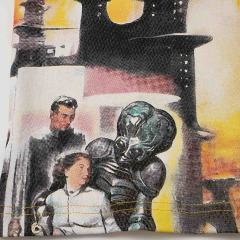 Retro Era Alien Invasion Print Washed Tee 29098136