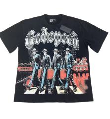 28416768 Skeleton street scene Print Washed Version Tee 2 colors