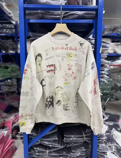 Paly Hollywood Graffiti Sketch Crewneck