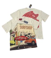 28416773 Corner surfboard Print Washed Version Tee 3 colors