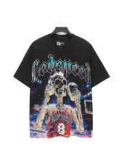 Basketball Skeleton Athlete Trophy Print Washed Version Tee 2 colors 28494360