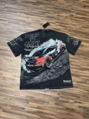 Red and black drift sports car washed T-shirt 2 colors 29038208