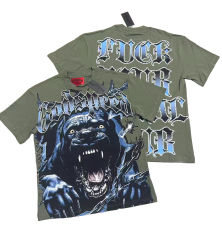 28474641 Bully Dog print Washed Version Tee 2 colors