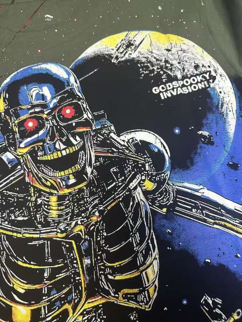 Metal skull firing print Washed Version Tee 2 colors 28694010