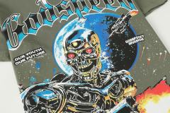 Metal skull firing print Washed Version Tee 2 colors 28694010