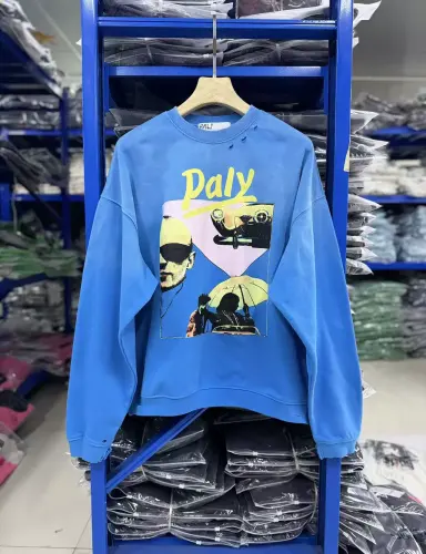 Paly Hollywood Vintage Portrait Distressed Crewneck