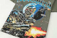Metal skull firing print Washed Version Tee 2 colors 28694010