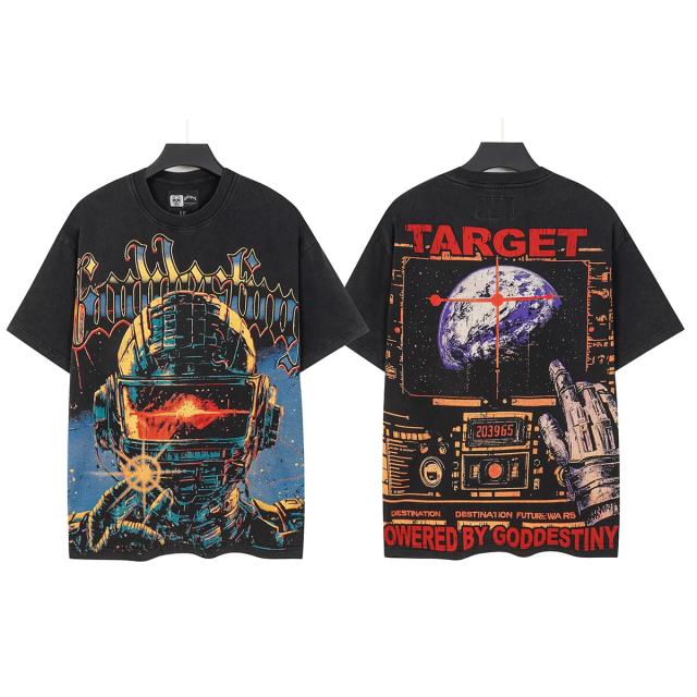 Star Hunter Tracking Print Washed Tee 29098150