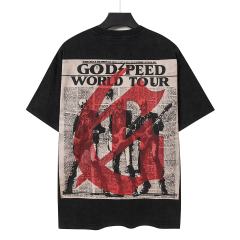 Undead Rock Tour Newspaper Print Washed Tee 2 colors 29098147