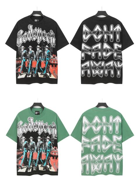 28416768 Skeleton street scene Print Washed Version Tee 2 colors