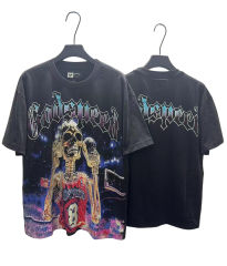 Basketball Skeleton Athlete Trophy Print Washed Version Tee 2 colors 28494360