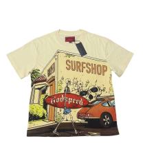 28416773 Corner surfboard Print Washed Version Tee 3 colors