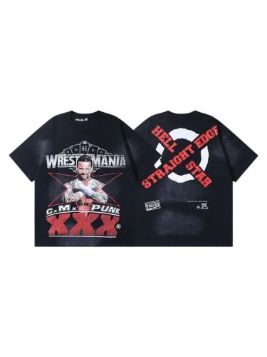 Punk WrestleMania Straight Edge Oversized T-shirt 29033246