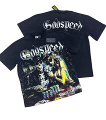 28487062 Skeleton Beauty Playing Cards Printed Washed Version Tee 2 colors