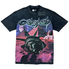 28485566 Desert-Buried Statue Print Washed Version Tee 2 colors