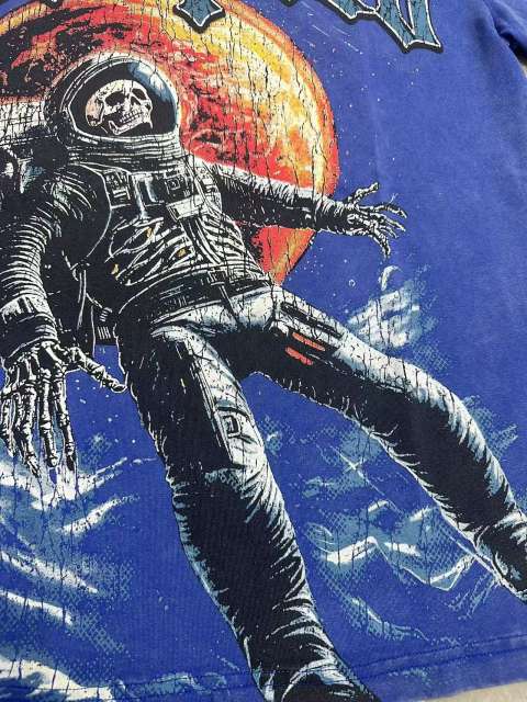 Astronaut Planet Print Washed Version Tee 3 colors 28694025
