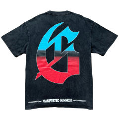 28470961 Skull Seaside Vacation Print Washed Version Tee 2 colors