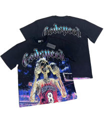 Basketball Skeleton Athlete Trophy Print Washed Version Tee 2 colors 28494360