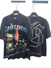 Japanese Street Skull Print Washed Version Tee 2 colors 28498717