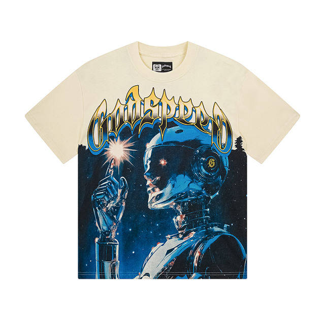 28294911 Robot Rays Printed Washed Version Tee 2 colors